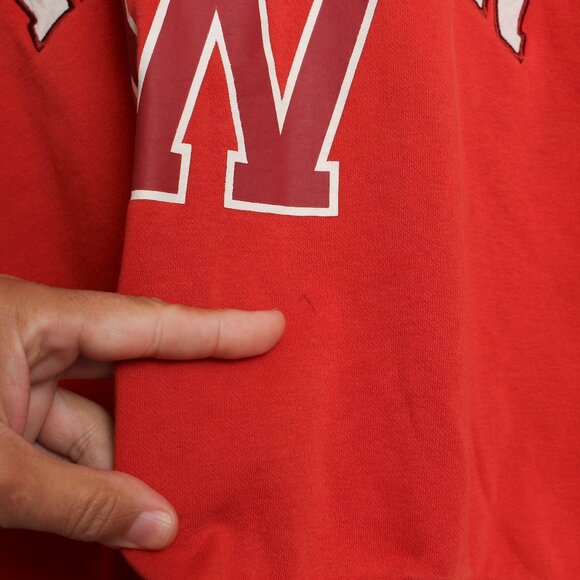 H&M Wisconsin Football Sweatshirt Womens Medium Burnt Orange - Picture 4 of 7